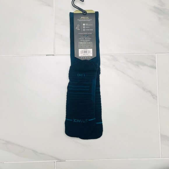 Stance Performance Mid Cushion Crew Sock 'Blue ' Size L - Picture 2 of 3